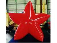 Star shape helium balloon for parades and events