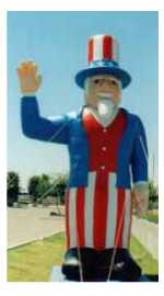 Uncle Sam Inflatables custom patriotic balloons